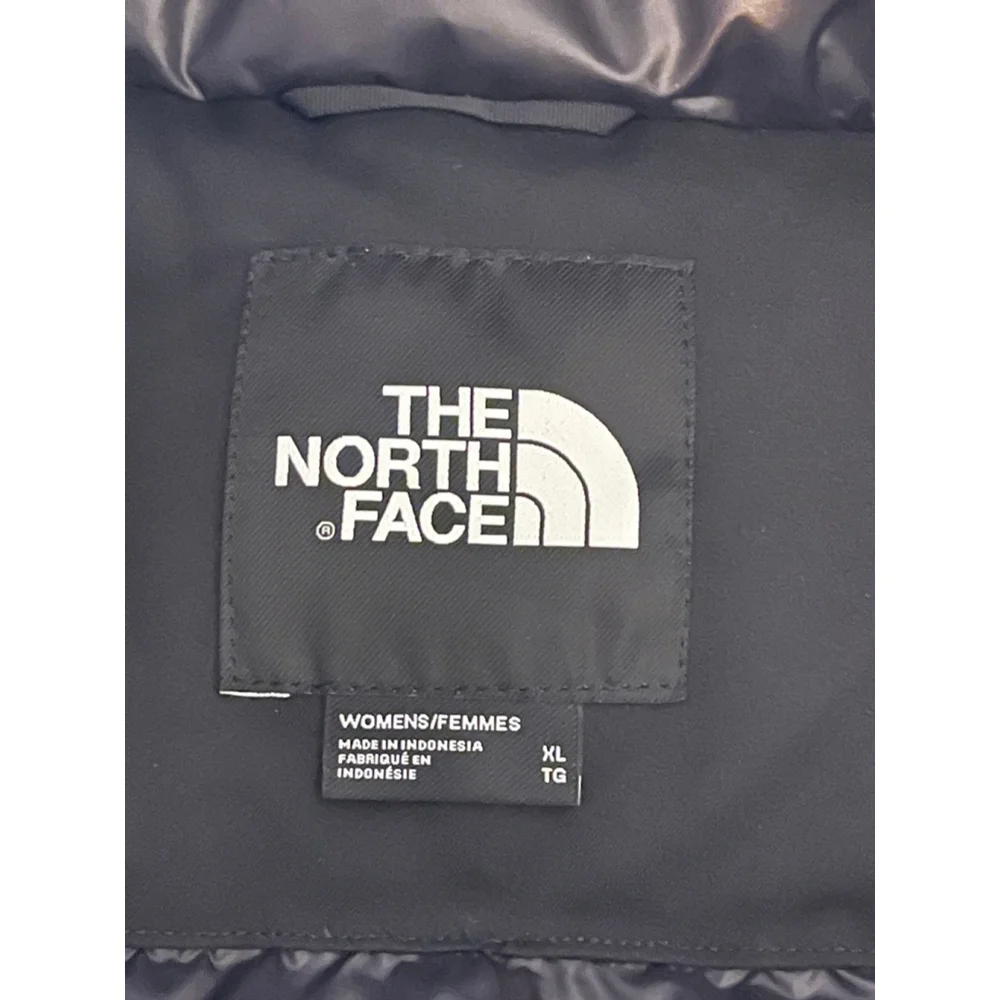 The North Face Arctic Bomber Jacket Womens XL Black Faux Fur Hood NWOT - Picture 10 of 12